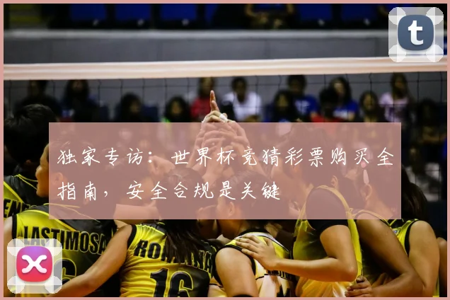 独家专访:世界杯竞猜彩票购买全指南,安全合规是关键