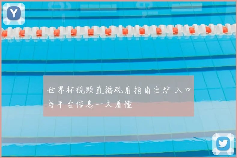 世界杯视频直播观看指南出炉 入口与平台信息一文看懂
