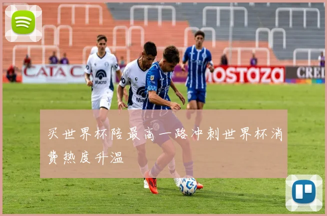 买世界杯陪最高一路冲刺世界杯消费热度升温